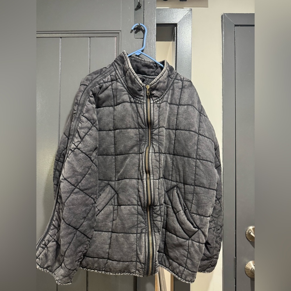 Free People Dolman Quilted Knit Jacket